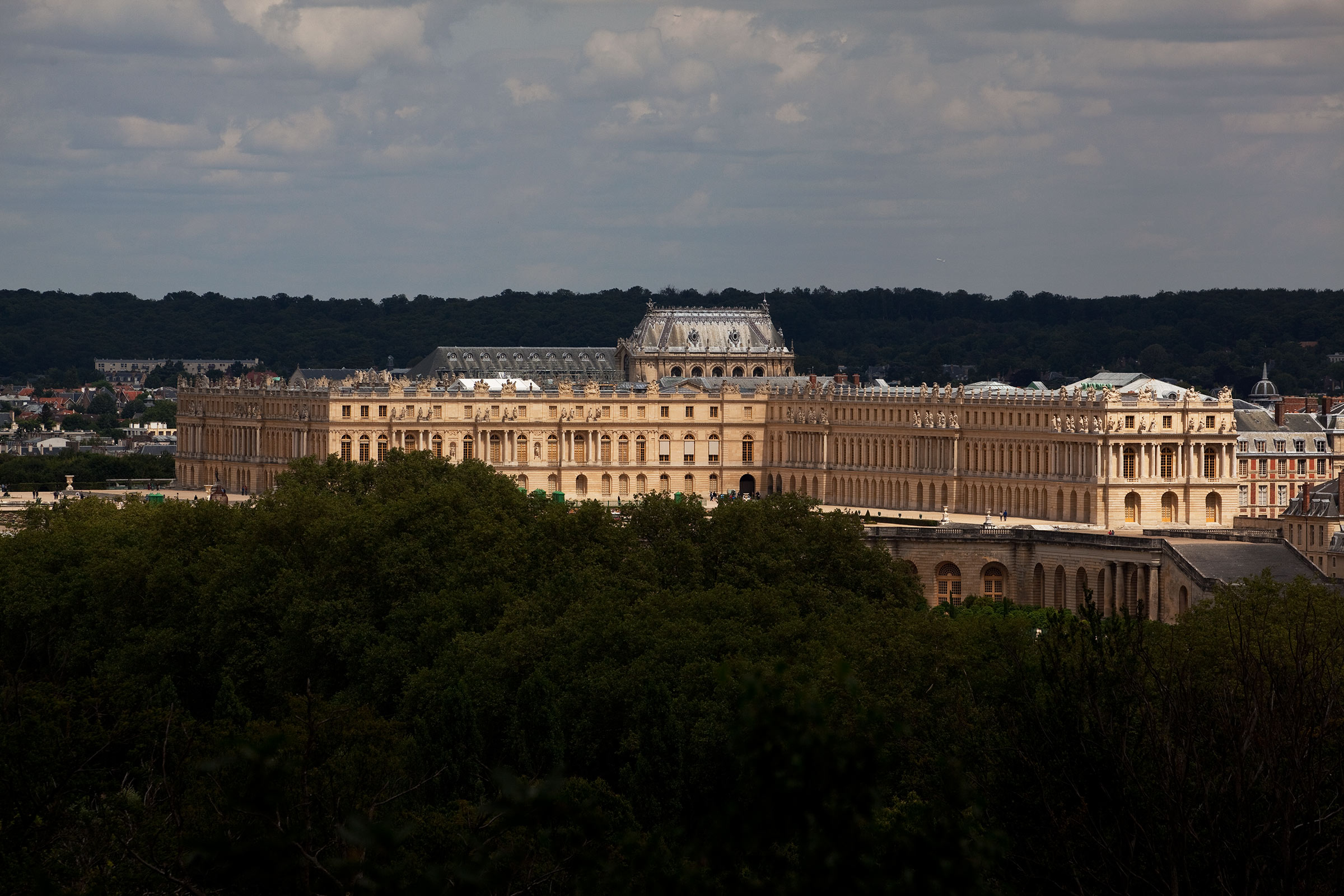 Versailles - Le Château vu de la colline de Satory - 