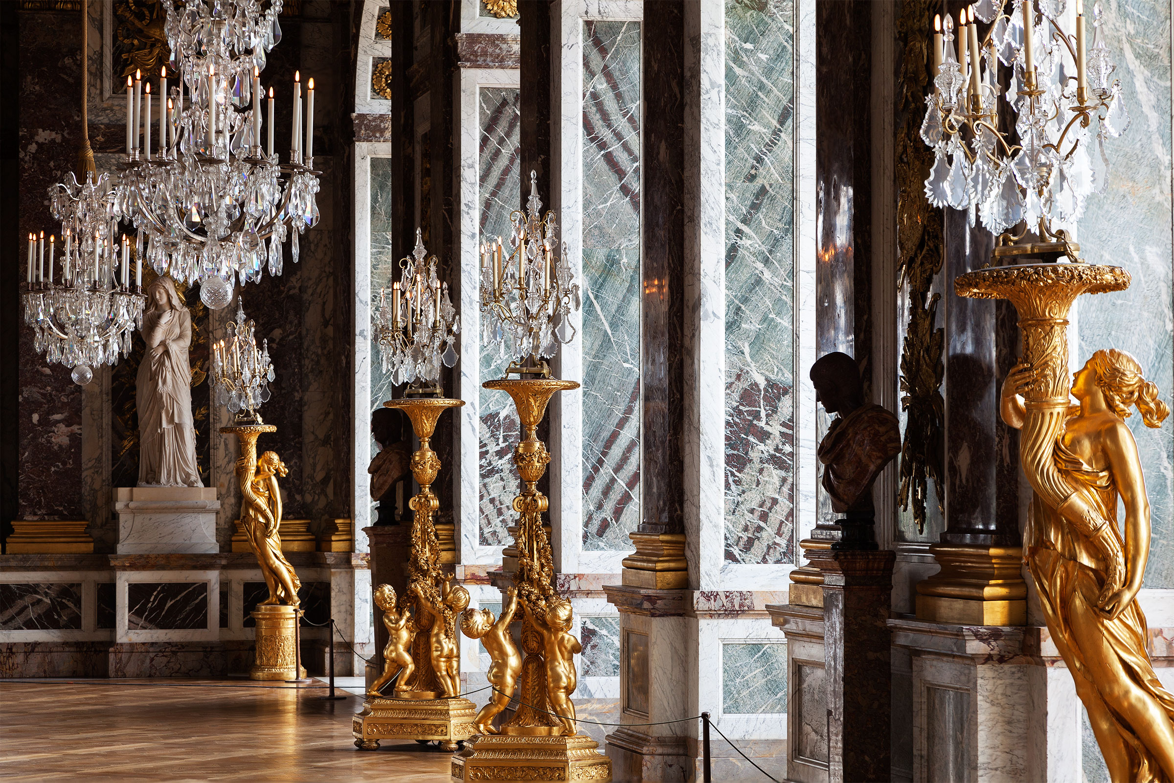 Versailles - La galerie des Glaces - 
