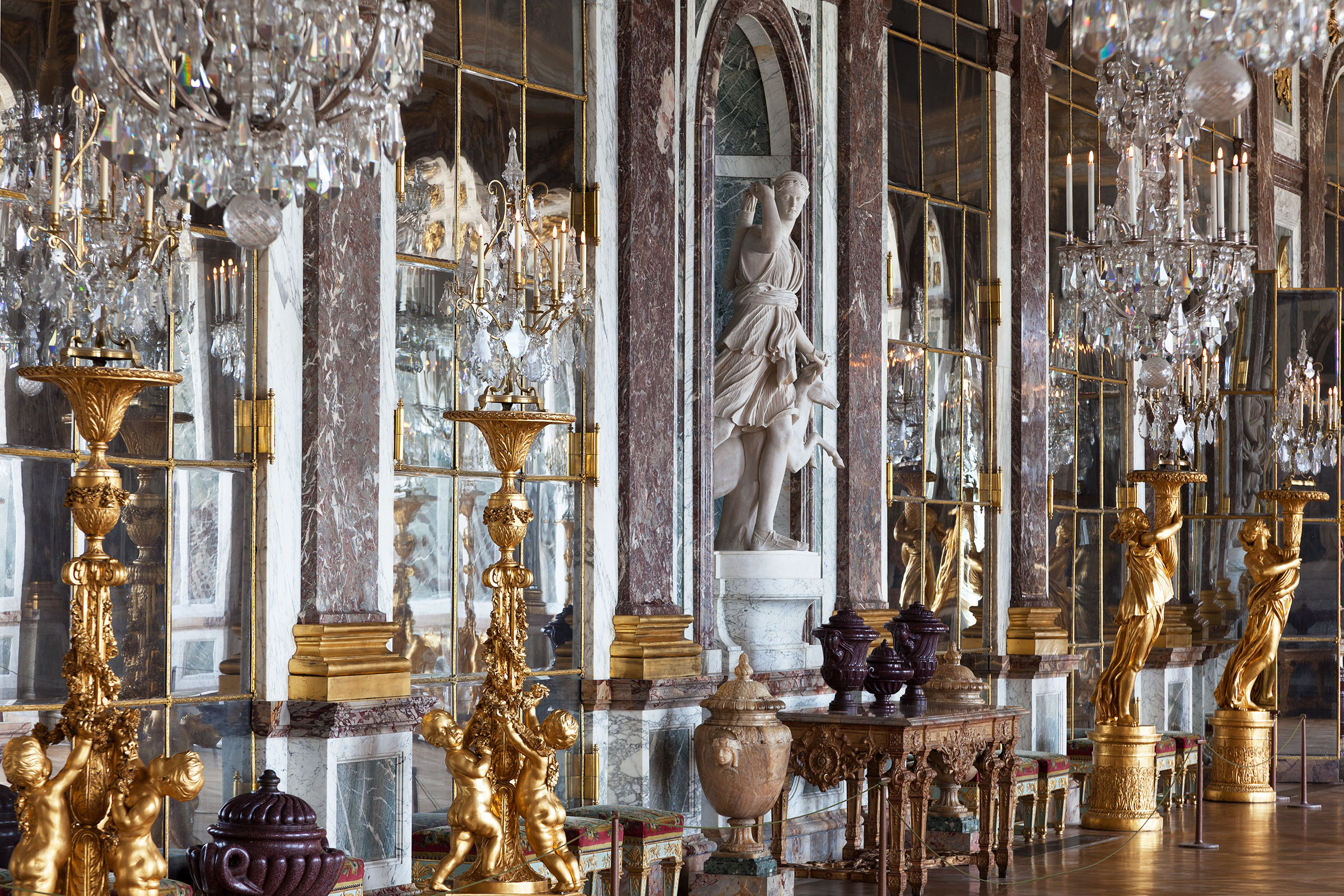 Versailles - La galerie des Glaces - 